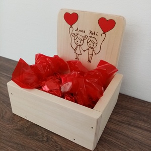 Cukorkatartó box- Szerelmesek - otthon & életmód - dekoráció - asztal és polc dekoráció - díszdoboz - Meska.hu
