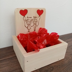 Cukorkatartó box- Szerelmesek - otthon & életmód - dekoráció - asztal és polc dekoráció - díszdoboz - Meska.hu