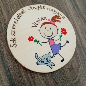 Szülinapi, anyák napi táblakép, Névtábla, Felirat - otthon & életmód - ház & kert - névtábla - Meska.hu