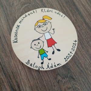 Óvódai ballagó ajándék Óvónéninek, dadus néninek, névtábla, felirat - játék & sport - ovis felszerelés - óvodai jelek - Meska.hu