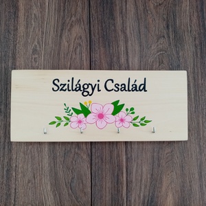 Fali kulcstartó, fali kulcsakasztó, kép, dekoráció ., Otthon & Életmód, Dekoráció, Fali és függő dekoráció, Fali kulcstartó, Festészet, Festett tárgyak, MESKA