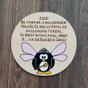 Vicces tábla, pozitív gondolatok tábla, névtábla, felirat, táblakép - Meska.hu