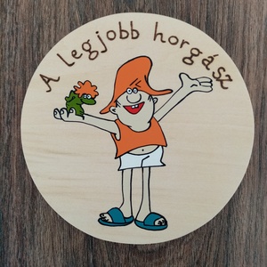 A nagy ho-ho-ho horgász tábla, vicces tábla a horgászat kedvelőinek - otthon & életmód - ház & kert - névtábla - Meska.hu