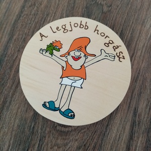 A nagy ho-ho-ho horgász tábla, vicces tábla a horgászat kedvelőinek - otthon & életmód - ház & kert - névtábla - Meska.hu