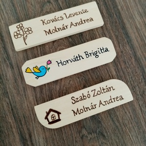 Névtábla postaládára , bejárati ajtóra - névtábla - otthon & életmód - ház & kert - névtábla - Meska.hu