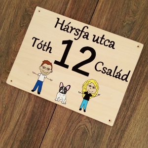 Házszám, házszámtábla, utcatábla- Családi - házszám  - otthon & életmód - ház & kert - házszám - Meska.hu