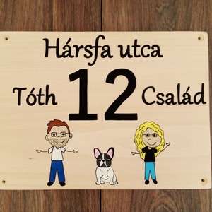 Házszám, házszámtábla, utcatábla- Családi - házszám  - otthon & életmód - ház & kert - házszám - Meska.hu