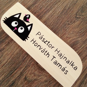 Névtábla postaládára , bejárati ajtóra - névtábla - otthon & életmód - ház & kert - névtábla - Meska.hu