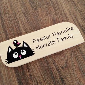 Névtábla postaládára , bejárati ajtóra - névtábla - otthon & életmód - ház & kert - névtábla - Meska.hu