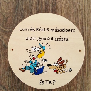 Kutya harap tábla, harapós kutya tábla, kutya tábla, névtábla - házszám - otthon & életmód - kisállatoknak - kutyáknak - kutya biléta - Meska.hu