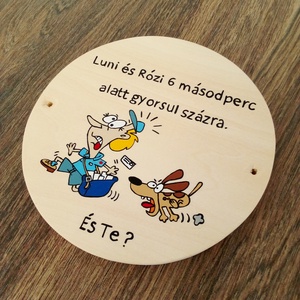 Kutya harap tábla, harapós kutya tábla, kutya tábla, névtábla - házszám - otthon & életmód - kisállatoknak - kutyáknak - kutya biléta - Meska.hu