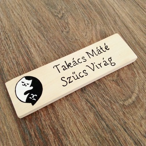 Névtábla postaládára , bejárati ajtóra - névtábla - otthon & életmód - ház & kert - névtábla - Meska.hu
