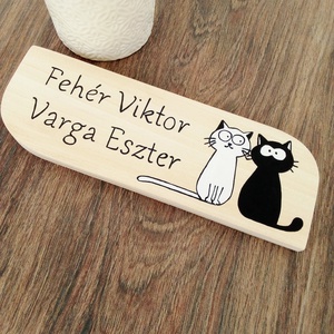 Névtábla postaládára , bejárati ajtóra - névtábla - otthon & életmód - ház & kert - névtábla - Meska.hu