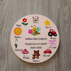 Óvódai, Bölcsődei ballagó ajándék Óvónéninek, dadus néninek, névtábla, felirat - játék & sport - ovis felszerelés - óvodai jelek - Meska.hu
