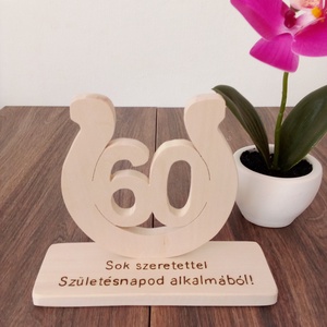 Szülinapi szerencse patkó, szülinapi ajándék, dekoráció - Meska.hu