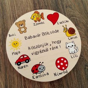 Óvodai ballagás, bölcsődei ballagás alkalmából készült tábla, névtábla, ovis jel  - játék & sport - ovis felszerelés - óvodai jelek - Meska.hu