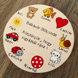 Óvodai ballagás, bölcsődei ballagás alkalmából készült tábla, névtábla, ovis jel  - játék & sport - ovis felszerelés - óvodai jelek - Meska.hu