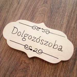 Névtábla , ajtótábla, postaláda tábla - Meska.hu
