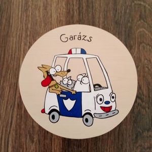 Simon' cat  - Ajtójelölő tábla, ajtó jelölő tábla, névtábla, felirat, kopogtató - Garázs - Meska.hu