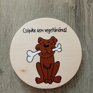 Vicces kutya tábla, kutya harap tábla, kapu tábla - otthon & életmód - kisállatoknak - kutyáknak - kutya biléta - Meska.hu