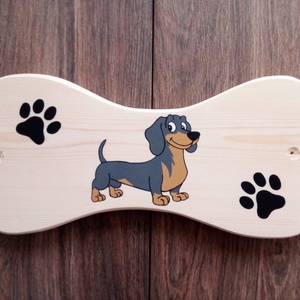 Kutya névtábla, kutya biléta, kutyaházra szerelhető tábla - otthon & életmód - kisállatoknak - kutyáknak - kutya biléta - Meska.hu