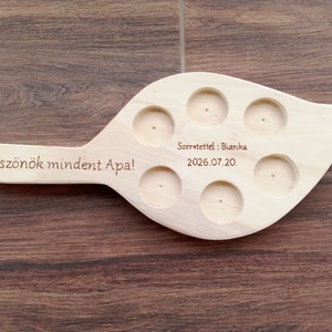Levél alakú rövidital kínáló, szülőköszöntő ajándék - esküvő - emlék & ajándék - szülőköszöntő ajándék - Meska.hu