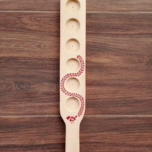 Magyar motívummal díszített rövidital kínáló, pálinkakínáló, italtartó - Meska.hu