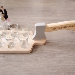 Szülőköszöntő rövidital kínáló , köszönőajándék, esküvői ajándék - Meska.hu