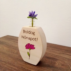 Nőnapi ajándék, virágdísz, dekoráció, virág - otthon & életmód - dekoráció - kép & falikép - táblakép - Meska.hu