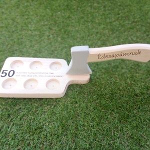 Szülinapi rövidital kínáló ,pálinkakínáló, italkínáló , ajándék - otthon & életmód - konyhafelszerelés, tálalás - tálalás - pálinkás poharak, szettek - Meska.hu