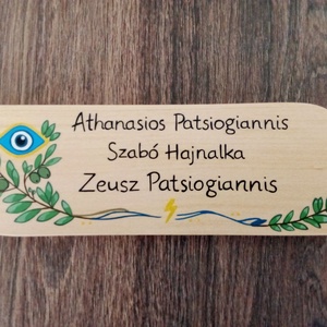 Névtábla postaládára , bejárati ajtóra - Olíva bogyó névtábla - otthon & életmód - ház & kert - névtábla - Meska.hu