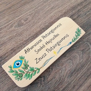 Névtábla postaládára , bejárati ajtóra - Olíva bogyó névtábla - otthon & életmód - ház & kert - névtábla - Meska.hu