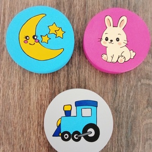 Ovis jel , Óvodai jellel készült tábla- 6 db - játék & sport - ovis felszerelés - óvodai jelek - Meska.hu