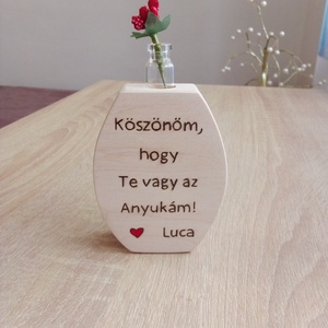 Anyák napi virágdísz,  kaspó, szálas virág, virág  - otthon & életmód - dekoráció - kép & falikép - táblakép - Meska.hu