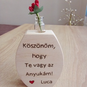 Anyák napi virágdísz,  kaspó, szálas virág, virág  - otthon & életmód - dekoráció - kép & falikép - táblakép - Meska.hu