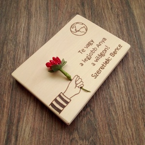 Anyák napi virágdísz,  kaspó, szálas virág, virág  - otthon & életmód - virágdekoráció - virágok - szálas virág - Meska.hu