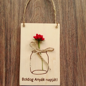 Anyák napi virágdísz,  kaspó, szálas virág, virág  - otthon & életmód - virágdekoráció - virágok - szálas virág - Meska.hu