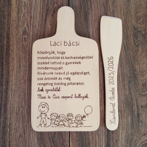 Óvódai ballagó ajándék Óvónéninek, Óvóbácsinak, dadus néninek, névtábla, felirat - Meska.hu