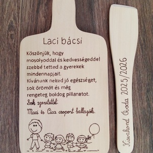 Óvódai ballagó ajándék Óvónéninek, Óvóbácsinak, dadus néninek, névtábla, felirat - otthon & életmód - dekoráció - kép & falikép - táblakép - Meska.hu