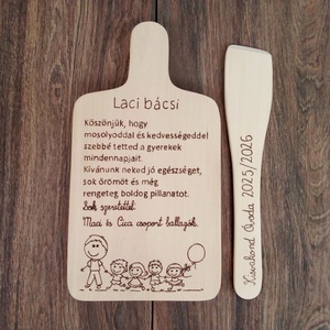 Óvódai ballagó ajándék Óvónéninek, Óvóbácsinak, dadus néninek, névtábla, felirat - otthon & életmód - dekoráció - kép & falikép - táblakép - Meska.hu