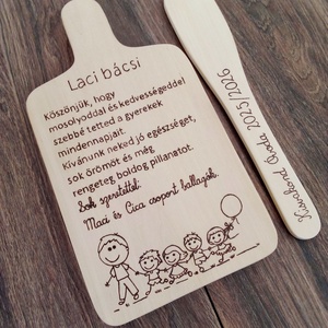 Óvódai ballagó ajándék Óvónéninek, Óvóbácsinak, dadus néninek, névtábla, felirat - otthon & életmód - dekoráció - kép & falikép - táblakép - Meska.hu