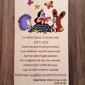 Óvodai ballagás, bölcsődei ballagás alkalmából készült tábla, névtábla, ovis jel,kulcstartó  - otthon & életmód - dekoráció - kép & falikép - táblakép - Meska.hu