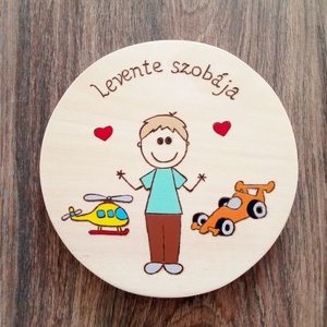 Lányos ajtójelölő tábla, ajtó jelölő tábla, ajtódísz, kopogtató, névtábla, felirat. - baba - mama - babaszoba dekoráció - gyerek névtábla - Meska.hu