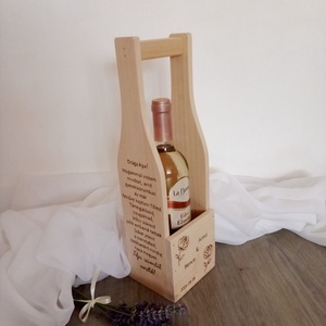 Szülőköszöntő bortartó,köszönőajándék, esküvői ajándék - esküvő - emlék & ajándék - szülőköszöntő ajándék - Meska.hu