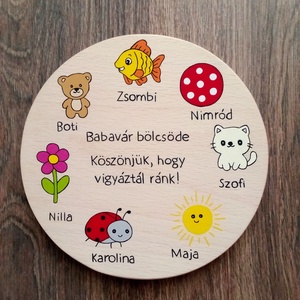 3 darabos Óvódai, Bölcsődei ballagó ajándék Óvónéninek, dadus néninek, névtábla, felirat - játék & sport - ovis felszerelés - óvodai jelek - Meska.hu