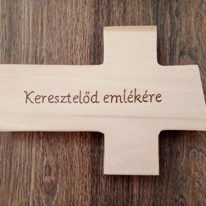 Keresztelő ajándék, fali kereszt, fa kereszt, kereszt, falikép - otthon & életmód - vallás - kereszt - Meska.hu