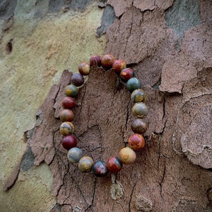 Picasso jáspis ásvány karkötő - ékszer - karkötő - ásványkarkötő - Meska.hu