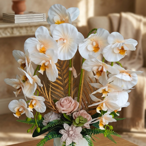 Elegáns orchideás virágdekoráció � 57 cm - Meska.hu