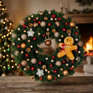 Mézeskalács kopogtató, Karácsony, Adventi díszek, Adventi ajtódísz, , MESKA