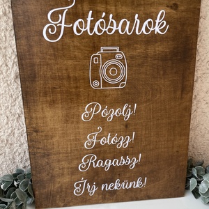 Esküvői fotósarok tábla, Esküvő, Dekoráció, Helyszíni dekor, , MESKA